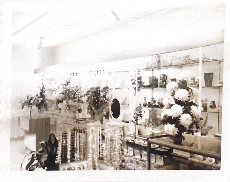 Polaroids from the store's grand opening